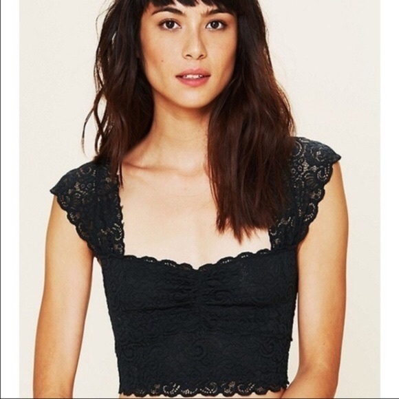 Free People Lace Cap Sleeve Bralette - Picture 2 of 5
